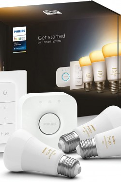 Hue WA 8-75 W Beyaz Ambiyans Akıllı Led Ampul Başlangıç S, 3'lü, Kumandalı, E27, Bluetooth Özellikli