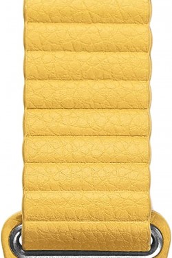 Deri Sarı Saat Kordonu, 38,40,41cm