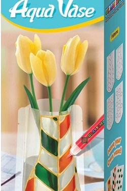 Amos Gd10P6Av Cam Boyama S 2 Vazo ve 4 Desen, 6 Renk