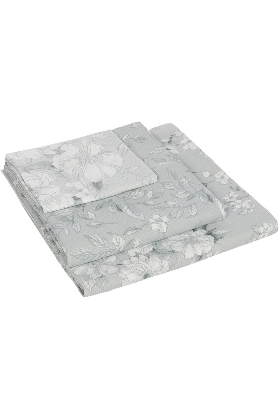 1000037432004 Ensemble de housse de couette Lily Ranforce Gris 1000037432004 Ensemble de housse de couette Lily Ranforce Gris