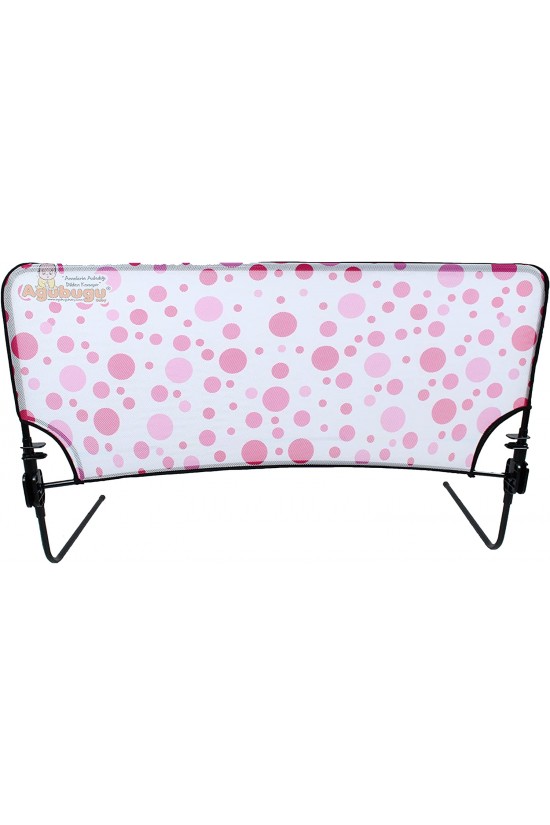 - Pembe Puantiye Desenli Yatak Bariyeri 120cm - Pembe Puantiye Desenli Yatak Bariyeri 120cm