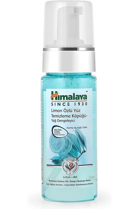 Herbals Yağ Dengeleyici Yüz Temizleme Köpüğü, Bal, Limon Özü, Parabensiz, Fitalat İçermez, Karma ve Yağlı Ciltler, 150 ml