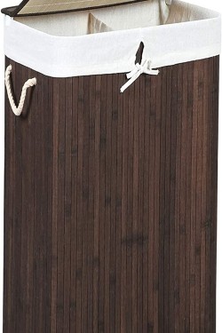 Naturel Bambu Çamaşır Sep Maxi Boy HMNV33213-SVR KAHVERENGİ