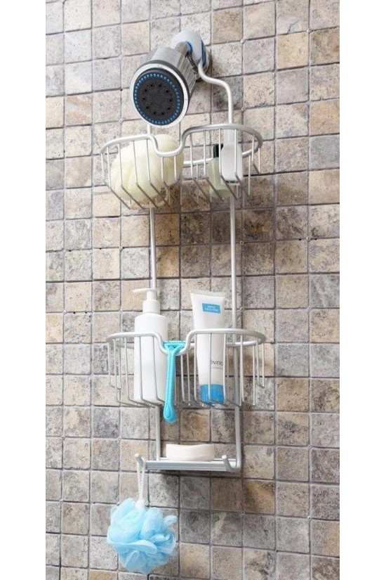 M-N26-30 Banyo Köşe Rafı, Beyaz, 11 x 25 x 66 cm M-N26-30 Banyo Köşe Rafı, Beyaz, 11 x 25 x 66 cm