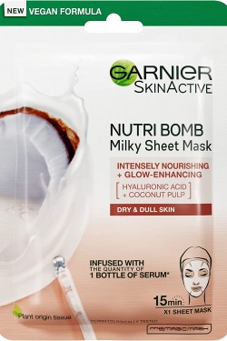 Milk Empty Nährende Papier-Gesichtsmaske Kokosnuss, 1 Packung (1 x 28 g)