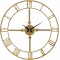 Rome Metal Eskitme Duvar Saati, 50x50 cm, MDS-50