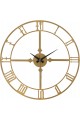 Rome Metal Eskitme Duvar Saati, 50x50 cm, MDS-50