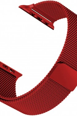 Watch Series 7 45mm Milanese Loop Kordon Koyu Kırmızı