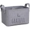 Gri Renk Be Grateful Sepet 24 x 17 x 14 cm