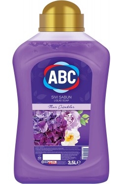 ABC Mor Çiçekler 3.5 L Parabensiz Sıvı Sabun (1 x 3500 mL)