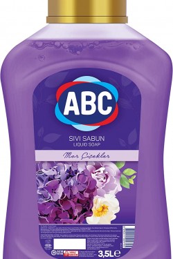 ABC Mor Çiçekler 3.5 L Parabensiz Sıvı Sabun (1 x 3500 mL)