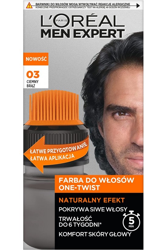 L'Oréal Men Expert One - Twist Erkek Saç Boyası Koyu Kahve 03 L'Oréal Men Expert One - Twist Erkek Saç Boyası Koyu Kahve 03