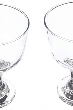 Destina Bol de service 2 pièces pour crème glacée et dessert, 285 cc, verre