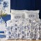 Home Amar Blue Bettwäsche-Set für Doppelbett, 100 % Baumwolle