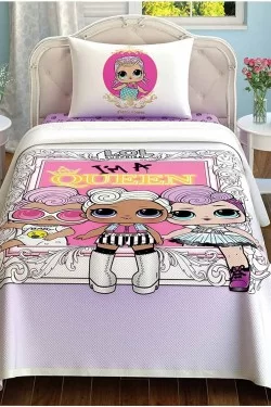 1000040092002 Lol Surprise Queen Lot de piqué en coton sous licence Multicolore