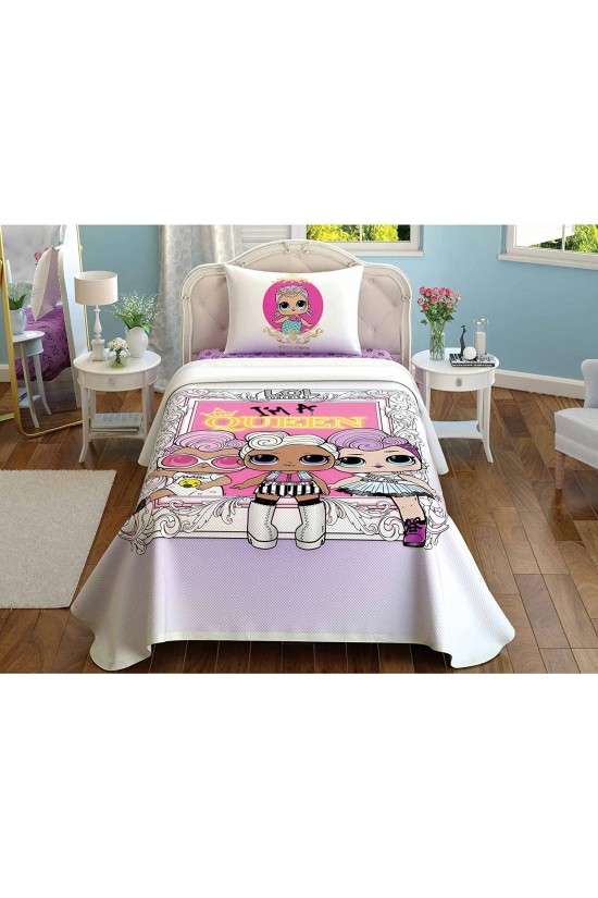 1000040092002 Lol Surprise Queen Lot de piqué en coton sous licence Multicolore 1000040092002 Lol Surprise Queen Lot de piqué en coton sous licence Multicolore