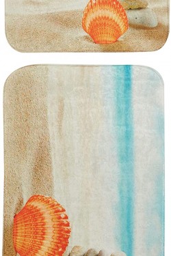 RFE9563 Tapis de bain imprimé numérique 2 pièces