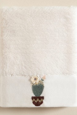 Kaktus-Gesichtshandtuch, 50 x 90 cm