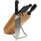 6-teiliges Blockmesser S – Naturholzblock