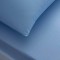60121696 Plain Colored Bed Sheet, Blue, Small Single
