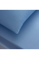 60121696 Einfarbiges Bettlaken, Blau, kleines Einzelbett 60121696 Einfarbiges Bettlaken, Blau, kleines Einzelbett