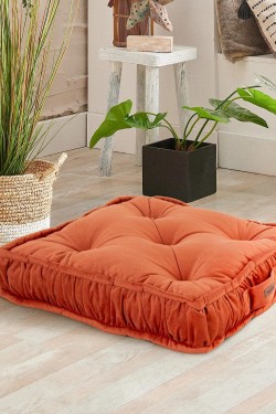 Cushion Asia Square Quilted Cream 60x60