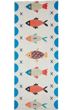 6414 Tapis Muk à base antidérapante lavable, coloré