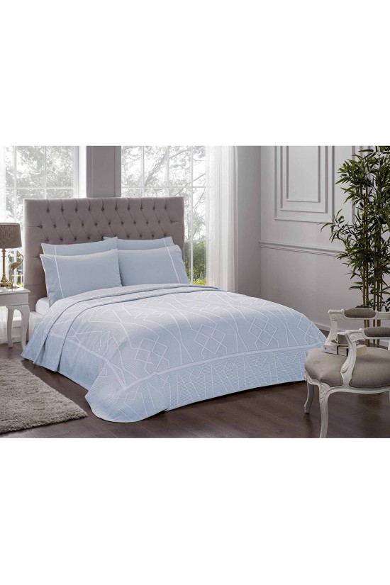 1000037459006 Ensemble de piqué simple, bleu 1000037459006 Ensemble de piqué simple, bleu