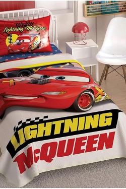 60228039 Disney Cars Mcqueen 2020 Tek Kişilik Pike Takımı 28039, Desenli, Küçük Tek Kişilik