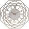 Repido Metal Eskitme Duvar Saati, Beyaz, 50x50 cm, MDS-50