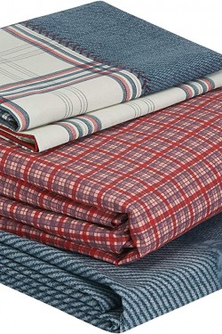 60176200 Ranforce Cloud Bettbezug-Set, Doppelbett, Rot