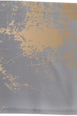 Pastel Geometrik Desenli Gold Detaylı Modern Dikdörtgen Kırlent Kılıfı, 35x55 cm