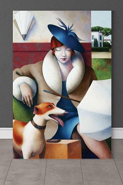 Fabio Hurtado- Gezisi Kanvas Tablo, 80x100 Cm