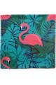 K939 Kissenbezug mit Flamingo-Muster, 43 x 43 cm, mehrfarbig K939 Kissenbezug mit Flamingo-Muster, 43 x 43 cm, mehrfarbig
