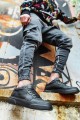 Knack Casual Shoes 222 Black (Black Sole) Knack Casual Shoes 222 Black (Black Sole)