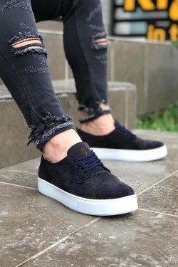 Knack Casual Shoes 077 Темно-Синий (Замша)