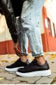 Knack Freizeitschuhe mit hoher Sohle 044 Schwarz (weiße Sohle) Knack Freizeitschuhe mit hoher Sohle 044 Schwarz (weiße Sohle)