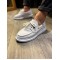 Knack Saisonale Leinenschuhe mit hoher Sohle 009 Weiß