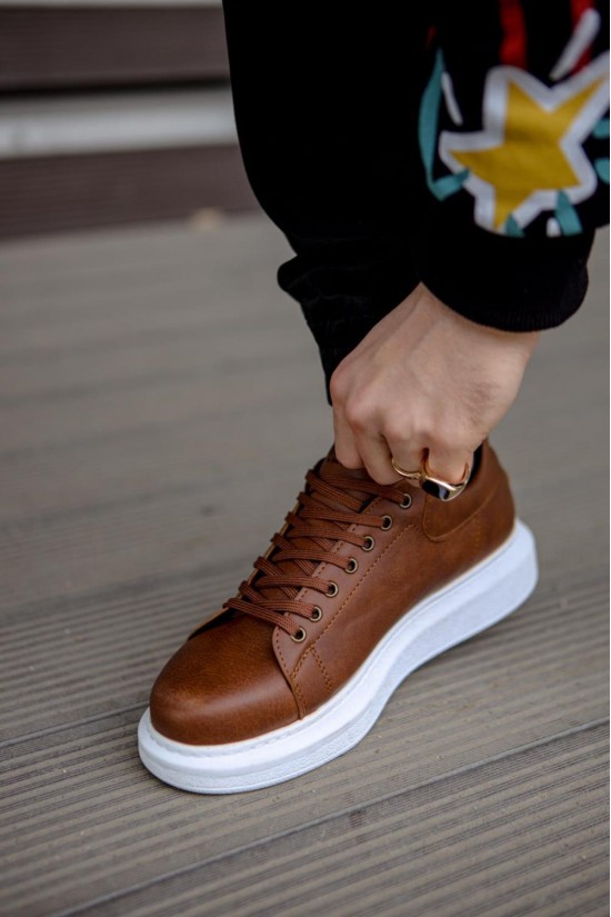 Knack Chaussures de sport à semelle haute 044 Tan