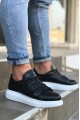 Knack High Sole Freizeitschuhe 044 Schwarz Weiße Sohle (Gemustert) Knack High Sole Freizeitschuhe 044 Schwarz Weiße Sohle (Gemustert)