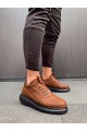 Knack High Sole Casual Shoes 040 Tan (Black Sole) Knack High Sole Casual Shoes 040 Tan (Black Sole)
