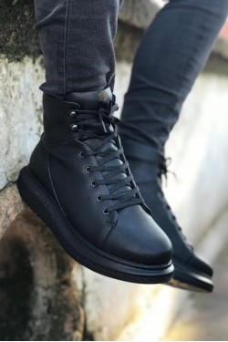 Туфли Knack High Sole B-080 Черный (Черная подошва)