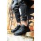 Knack Casual Shoes 222 Black (Black Sole)