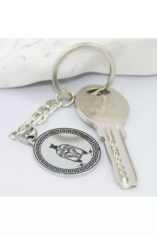 KEY RING ARES FIGURED STAINLESS STEEL KEY RING ARES FIGURED STAINLESS STEEL