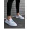 K&A-BA0005 Lace-Up High Sole Classic White Tasseled Men's Shoes