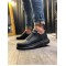 Knack Freizeitschuhe 814 Schwarz (Schwarze Sohle)