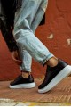 Knack Freizeitschuhe mit hoher Sohle 044 Schwarz (weiße Sohle) Knack Freizeitschuhe mit hoher Sohle 044 Schwarz (weiße Sohle)