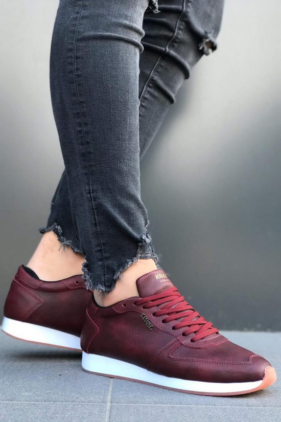 Knack Günlük Ayakkabı 002 Bordo Knack Günlük Ayakkabı 002 Bordo