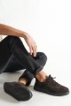 Casual Genuine Leather Suede Comfortable Men's Shoes Brown