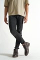 Bottes d'hiver zippées pour hommes Marron